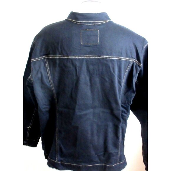 COPY - Levi's Men's Button Front Black Denim Unlined Trucker Jean Jacket Size 4… - Picture 5 of 9